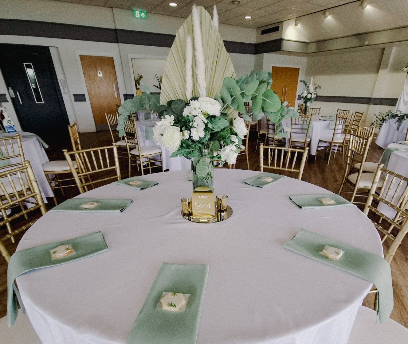 Sage Green Napkin Hire