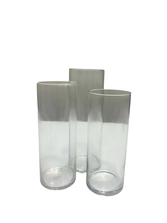 Glass Cylinder Vase Trio hire