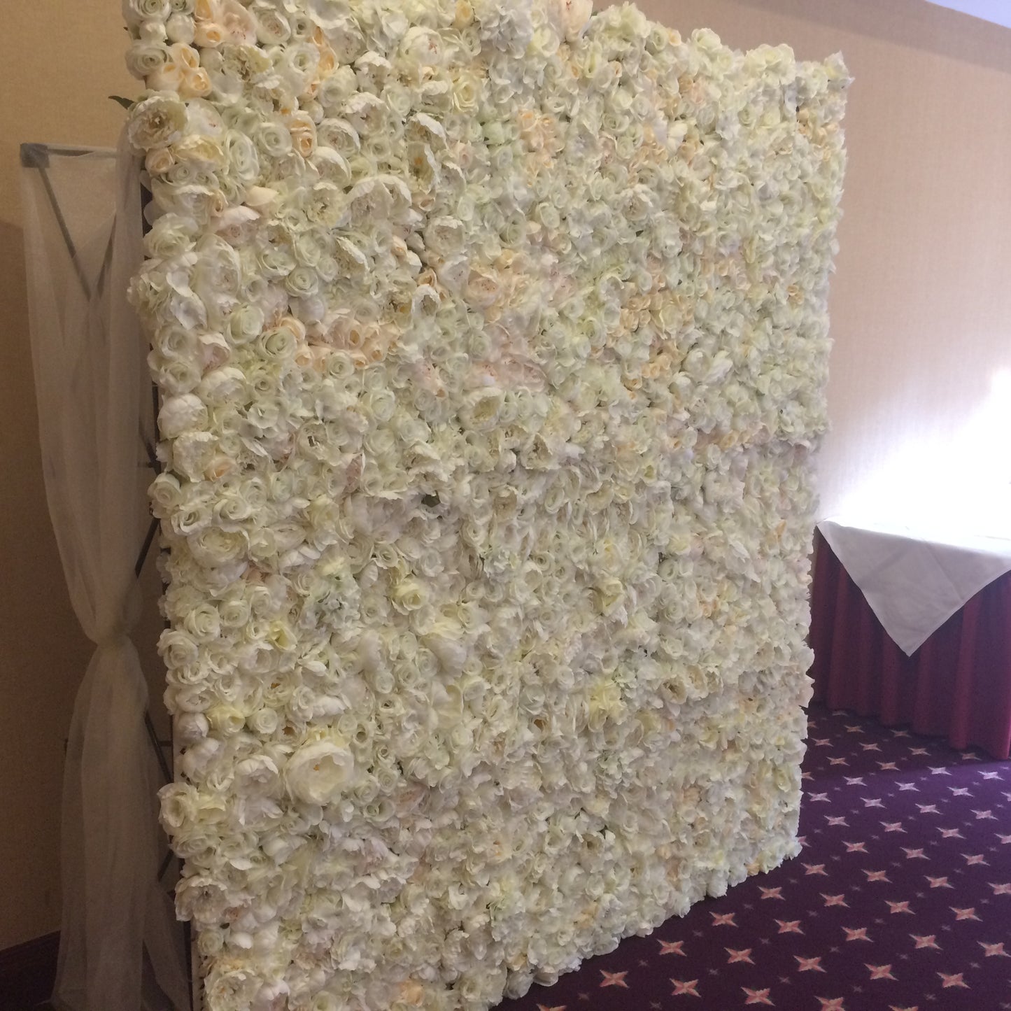 Flower wall hire